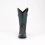 Ferrini Men's Turquoise Stitched "Blaze" Square Toe