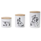 Ranch Life 3 Pc Canister Set