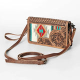 American Darling Aztec Blanket & Tooled Leather Wallet