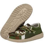 Hey Dude Wally Youth Ripstop Multi Camo