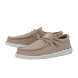 Hey Dude Men's Wally Slub Canvas Tan
