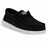 Hey Dude Wally Youth Slub Canvas Black