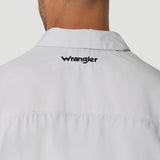 Wrangler Men's Solid High Rise Grey Shirt