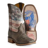Roper Men's Patriot/Eagle Sole Square Toe Boots