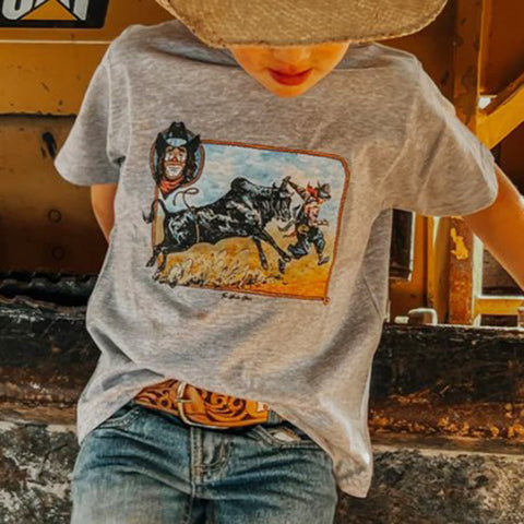 The Whole Herd Kids Rodeo Clown Tee