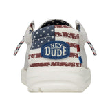Hey Dude Wally Toddler Off White Patriotic