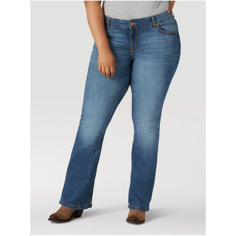 Plus Size Wrangler Retro Mid Rise Jean