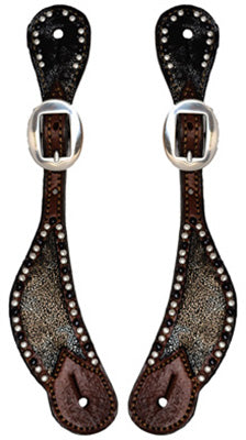 Ladies Glitter Studded Spur Straps