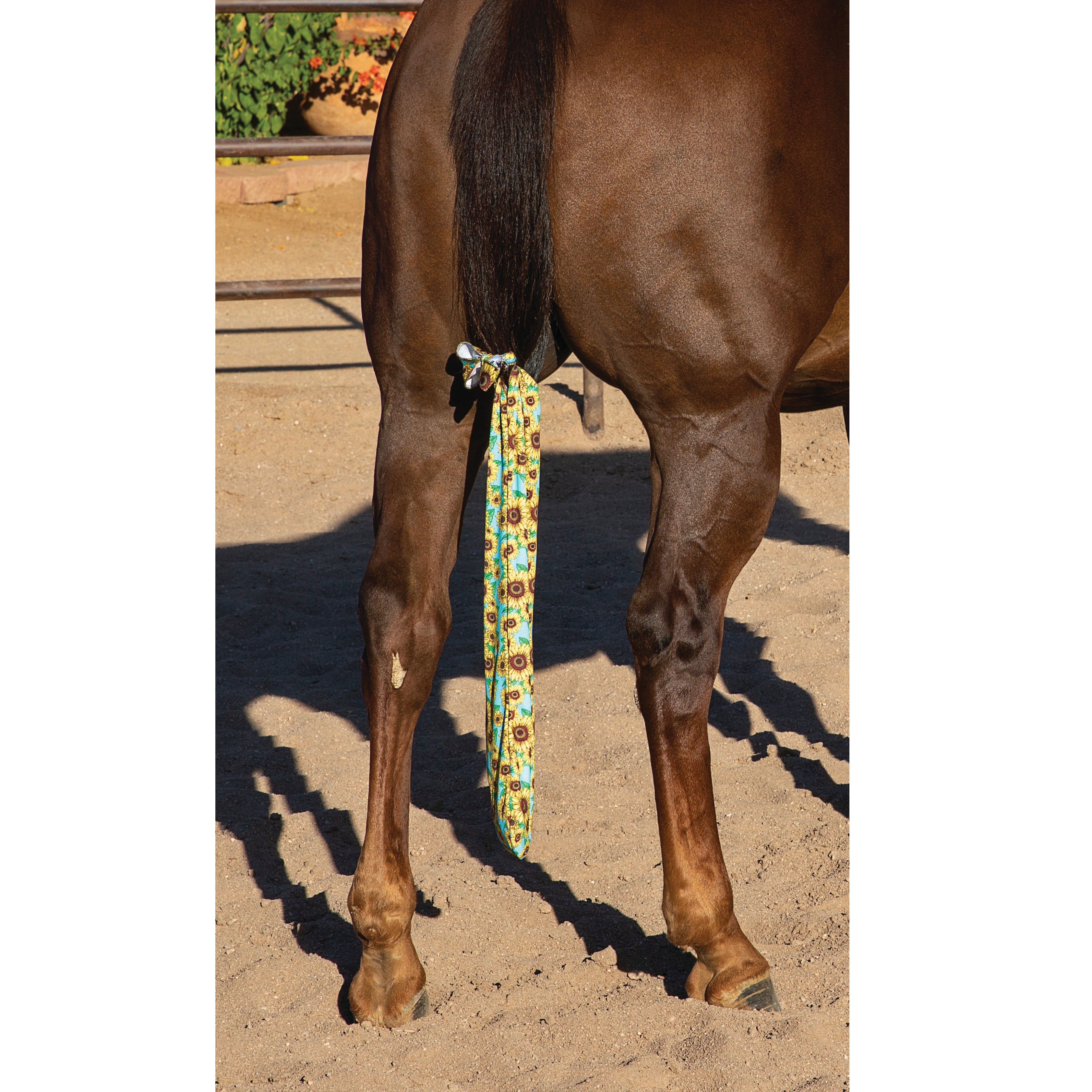 Horse Tail Bag Or Mane Bag-Brown Monogram Lycra