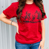 Rust Let'Er Rope Tee