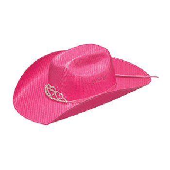 Kid's Hot Pink Tiara Hat