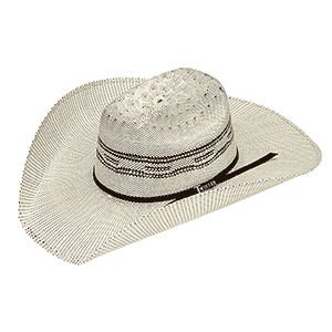 Bangora Tan Straw Hat- 4 3/8 Crown