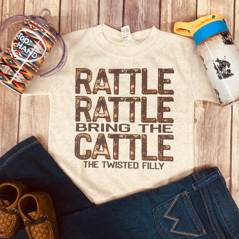 Kid's Rattle Rattle Bring The Cattle Tee