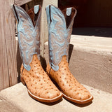 Tanner Mark Women's Orix Ostrich Square Toe Boots