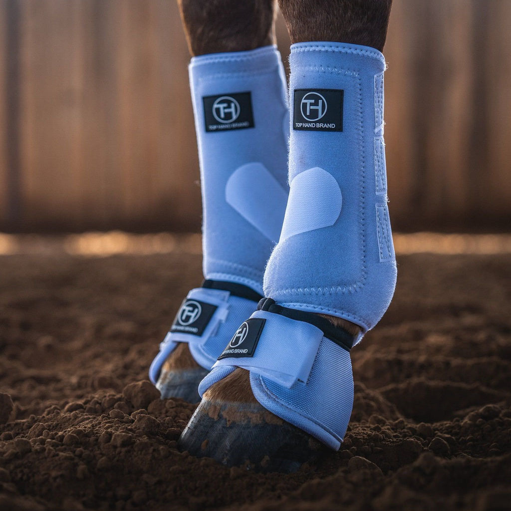 Top Hand Front White Sport Boot