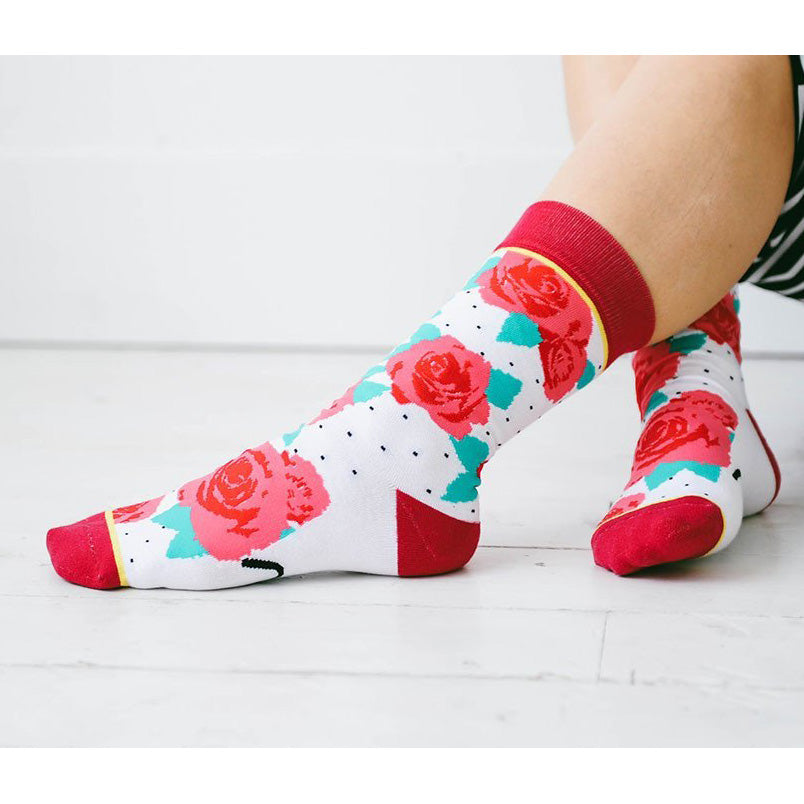 Women's True Love Rose Socks 
