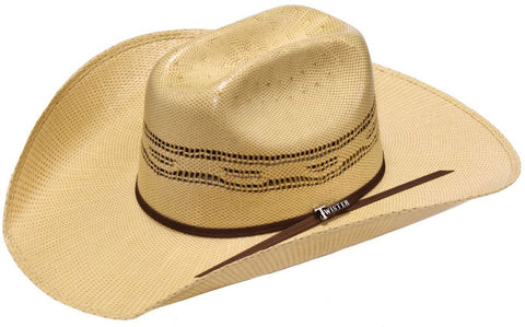 Twister Tan Bangora Straw Hat