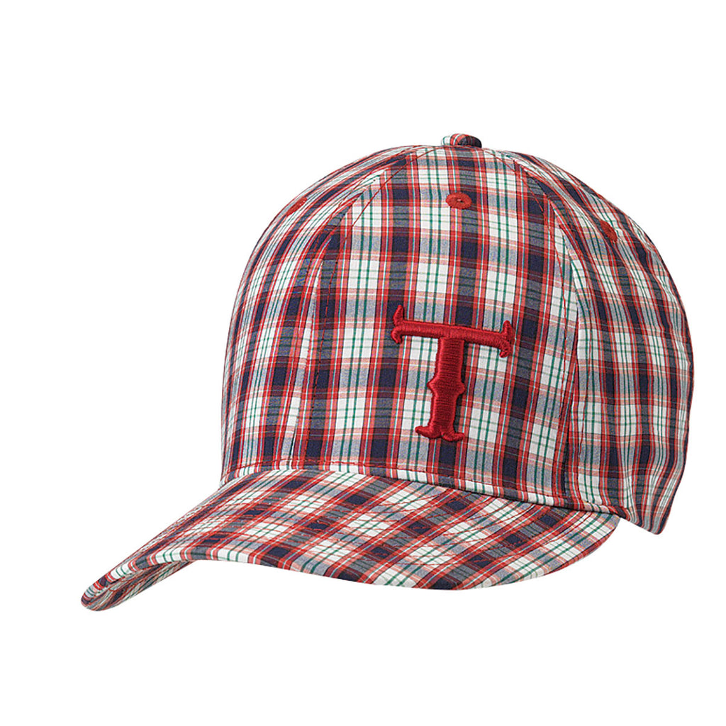 Twister Youth Red & Blue Plaid Cap