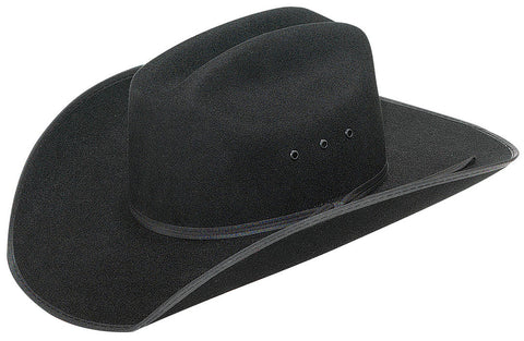 Twister Youth Wool Felt Black Hat