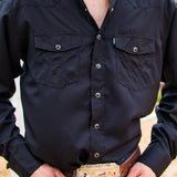 Hooey Men's SOL Black Shirt