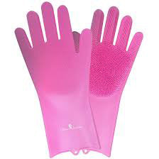 Classic Equine Pink Washing Gloves