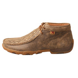 Twisted X Bomber and Tan Diamond Driving Moc