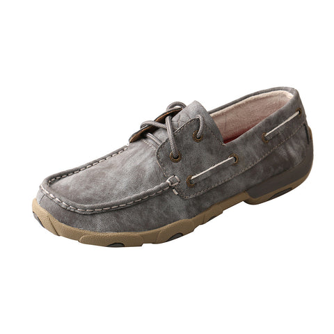 Twisted X Steal Grey Driving Moc