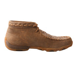 Twisted X Whipstitched Tan Floral Tooled Driving Moc