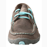 Twisted X Women's Grey and Light Blue Short Moc