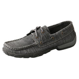 Twisted X Women's Distressed Charcoal Driving Moc