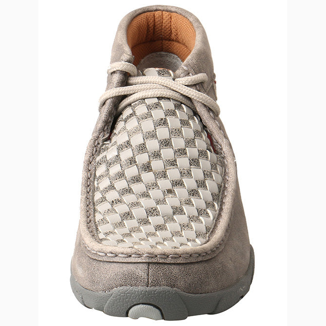 Twisted X Women s Grey Weave Driving Moc