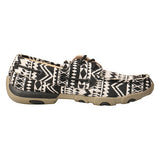 Twisted X Women's Black and White Aztec Mocc