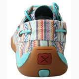 Twisted X Women's Multi Colored Turquoise Driving Moc 