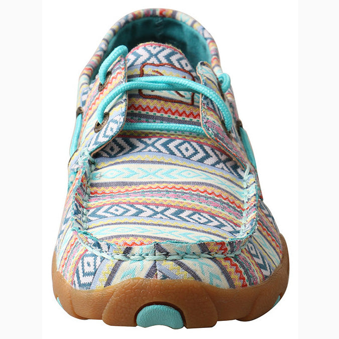 Twisted X Women s Multi Colored Turquoise Driving Moc