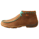 Twisted X Women's Teal Buckstitch Driving Moc