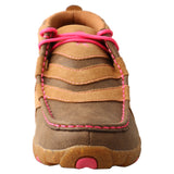 Twisted X Women's Brown and Pink Zig Zag Flag Moc