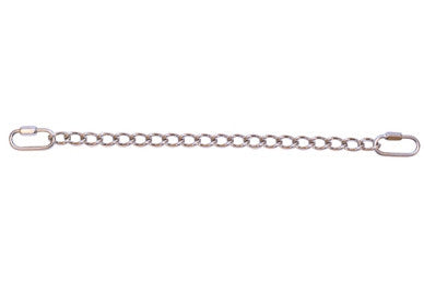 Curb Chain with Metal Hardware Ends