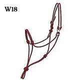 Weaver Average Size Rope Halter - Multiple Colors