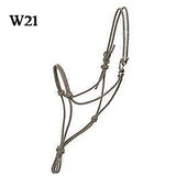 Weaver Average Size Rope Halter - Multiple Colors