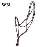 Weaver Average Size Rope Halter - Multiple Colors