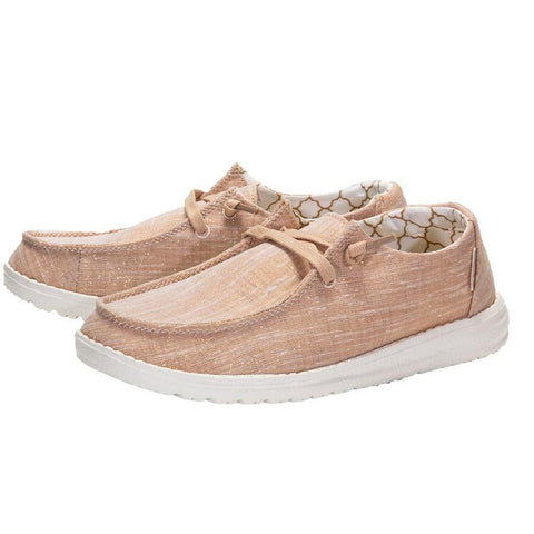 Heydude Women's Rose Gold Wendy Sparkling Casual 
