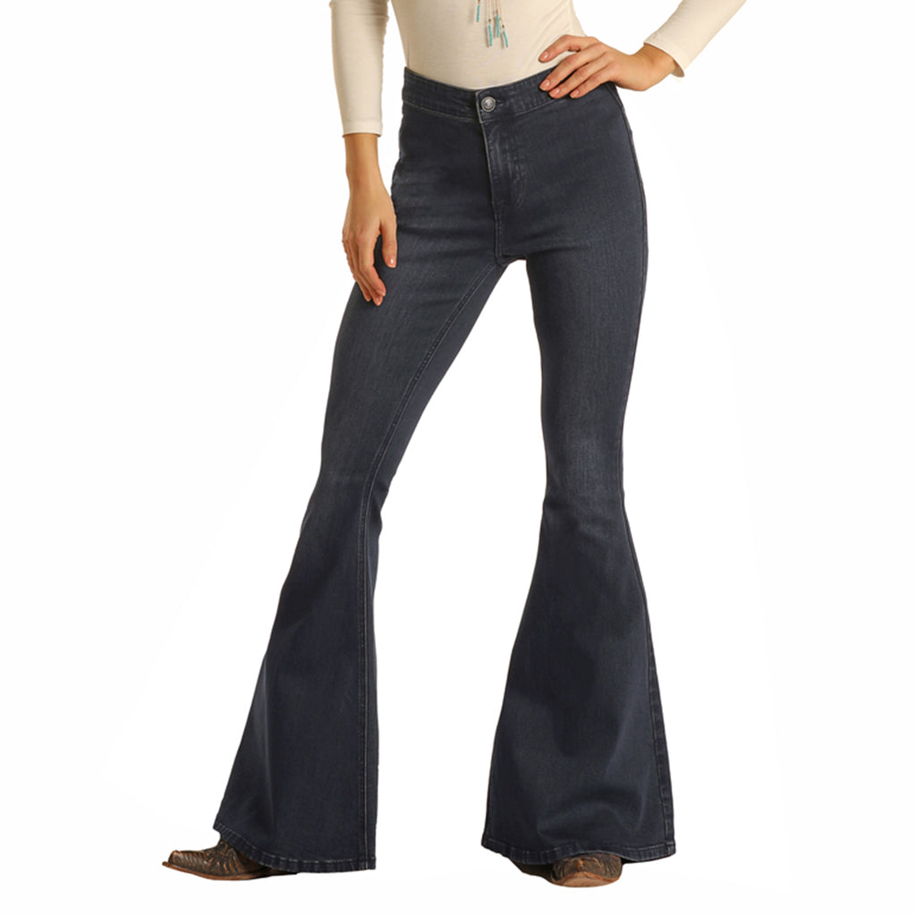 Rock & Roll Cowgirl High Rise Bell Bottom