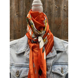 Rodeo Drive Orange Daisy Wild Rag