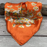 Rodeo Drive Orange Daisy Wild Rag