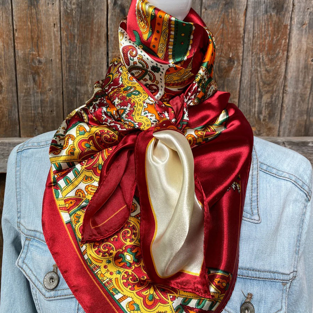 Red Mardi Gras Wild Rag