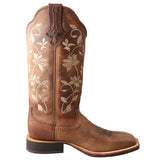 Twisted X  Oil Bomber and Floral Square Toe