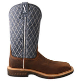 Twisted X Brown and Blue Composite Toe Boots