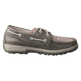 Twisted X Women's Grey Eco and Cell Stretch Moc 