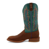 Twisted X Women's 11" Cinnamon/Turquoise SQ Toe