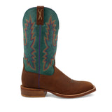Twisted X Women's 11" Cinnamon/Turquoise SQ Toe